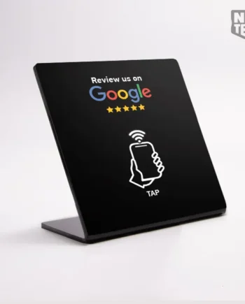 Google Reviews Stand NFC μεγάλο χωρίς Λογότυπο - Λευκό