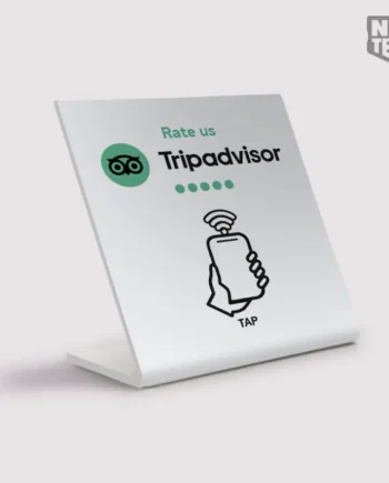 Tripadvisor Reviews Stand NFC μεγάλο χωρίς Λογότυπο - Λευκό