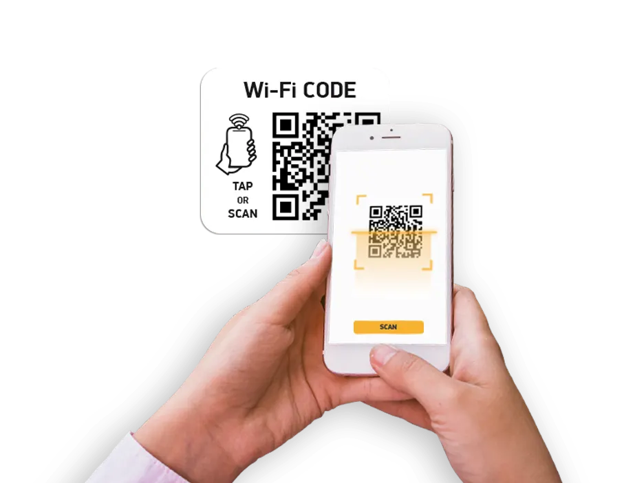 Free WiFi NFC Sticker 10 X 10 cm – Αυτοκόλλητα Bινυλίου για Χώρους Φιλοξενίας και Εστίασης 3 τμχ.