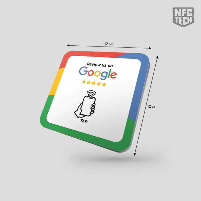 Σουβέρ με NFC για Google review