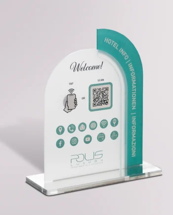 Hotel Info NFC Stand – Elegance