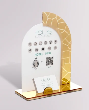 Hotel Info NFC Stand Luxury